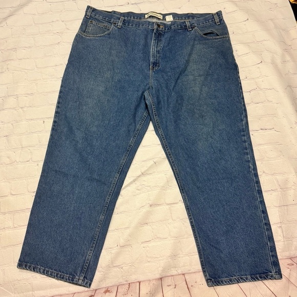 Faded Glory Jeans Co Fits the Way American Lives 48x30 Men’s Vintage Denim Pants - Picture 1 of 11